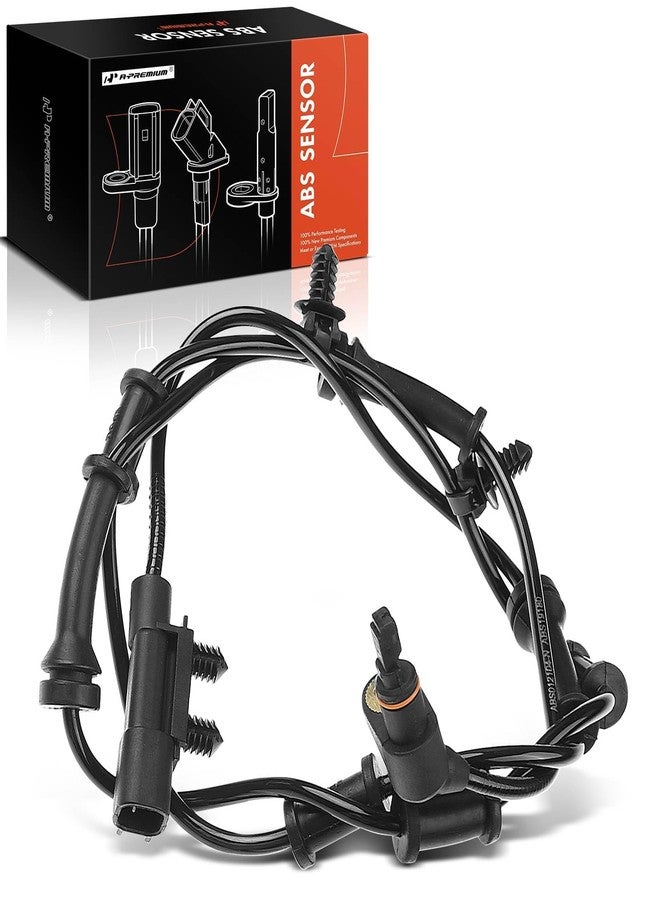 أ-بريميوم مستشعر سرعة العجلة الأمامية اليسرى/اليمنى لنظام منع انغلاق المكابح (ABS) من A-Premium، متوافق مع جيب رانجلر 2007-2017، ورانجلر JK 2018، سعة 3.6 لتر و3.8 لتر - جهة السائق أو الراكب الأمامي، بديل للرقمين 68003281AC و68003281AA - Image 1